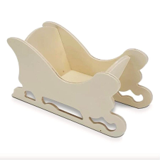  Natúr fa szánkó, mérete: 17,5x9x7,5 cm etető, itató madaraknak