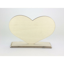  Natúr fa - Talpas szív 18x24cm dekorációs kellék