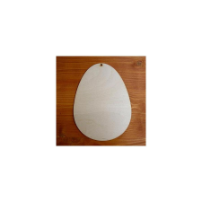  Natúr fa tojás, mérete: 110x150 mm dekorációs kellék