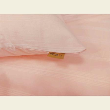  Natur rózsaszín csíkos pamut ágyneműhuzat (140x200) lakástextília