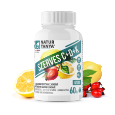  Natur Tanya szerves C+D+K tabletta 60 db vitamin és táplálékkiegészítő