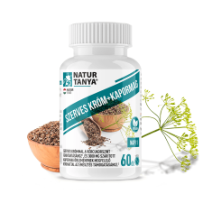 Natur Tanya ® Szerves KRÓM+KAPORMAG koncentrátum 60 db vitamin és táplálékkiegészítő