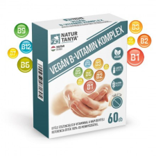 Natur Tanya ® Vegán B-vitamin komplex 60 db tabletta vitamin és táplálékkiegészítő