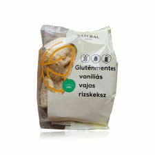  Natural gluténmentes vaníliás-vajas rizskeksz 100 g csokoládé és édesség