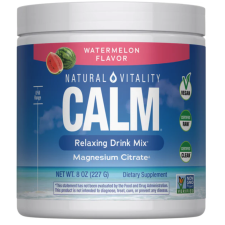 Natural Vitality Calm Magnézium relaxáló italkeverék, magnézium, görögdinnye, 226 g vitamin és táplálékkiegészítő