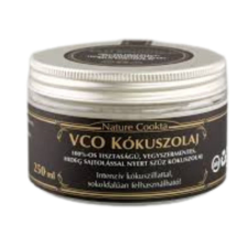 Nature Cookta vco kókuszolaj 250 ml alapvető élelmiszer