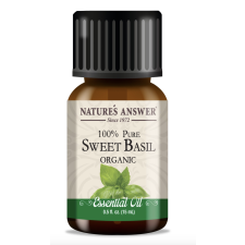 Nature's Answer Édes bazsalikom illóolaj, édes bazsalikom, illóolaj, BIO, 15 ml illóolaj