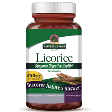 Nature's Answer Édesgyökér, Édesgyökér, 450 mg, 90 Vega kapszula gyógyhatású készítmény