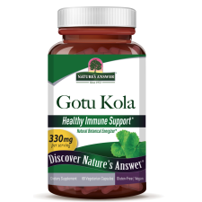Nature's Answer Gotu Kola, kivonat, 330 mg, 60 kapszula gyógyhatású készítmény