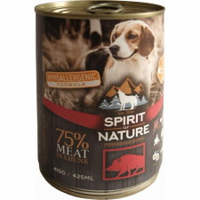 NATURE Spirit of Nature Dog konzerv Vaddisznóhússal 415gr kutyaeledel