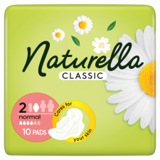 Naturella Classic Normál Camomile Egészségügyi Betét szárnyas betét x10 intimhigiénia nőknek