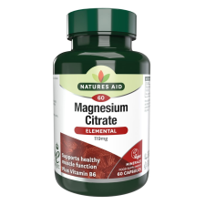 Natures Aid Magnézium citrát kapszula 60 db vitamin és táplálékkiegészítő
