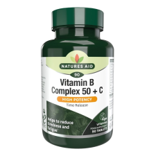 Natures Aid Natures Aid B-50 Complex+C vitamin tabletta 30 db vitamin és táplálékkiegészítő