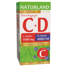  Naturland 1000mg c-vitamin+4000ne d-vitamin tabletta 40 db gyógyhatású készítmény