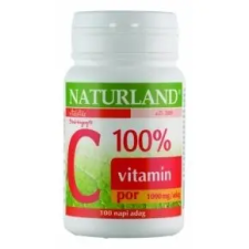 Naturland 100% C-vitamin por - 100g vitamin és táplálékkiegészítő