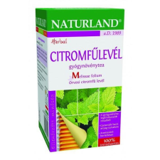 Naturland 25x1g citromfűlevél tea gyógytea