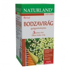 Naturland Bodzavirág filteres teakeverék 25 g gyógytea
