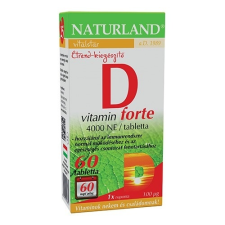  NATURLAND D-VITAMIN TABLETTA FORTE vitamin és táplálékkiegészítő