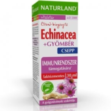 Naturland Echinacea + Gyömbér csepp - 30ml gyógyhatású készítmény