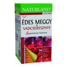 Naturland édes meggy-vadcseresznye gyümölcstea 20db tea
