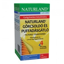 Naturland Görcsoldó és puffadásgátló filteres teakeverék 37.5 g gyógytea