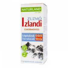 Naturland Izlandi zuzmó folyékony étrend-kiegészítő édesítőszerekkel 150 ml vitamin és táplálékkiegészítő