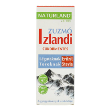 NATURLAND IZLANDI ZUZMÓ SZIRUP CUKORMENT gyógyhatású készítmény
