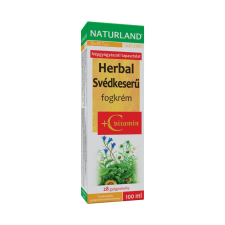 Naturland Magyarország Kft. Naturland Herbal Svédkeserű fogkrém+C vitamin 100ml fogkrém