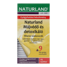 NATURLAND MÁJVÉDŐ ÉS DETOXIKÁLÓ TEAKEV. gyógytea