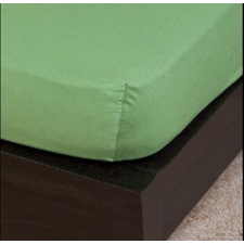 NATURTEX Pamut Jersey olivazöld gumis lepedő 100x200 cm lakástextília