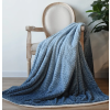 NATURTEX sherpa design kétoldalas pléd - Ombre Blue 150x200 cm