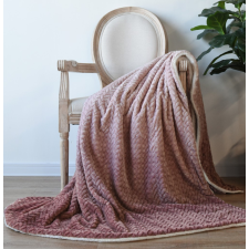NATURTEX sherpa design kétoldalas pléd - Ombre Coral 150x200 cm lakástextília