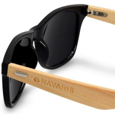  Navaris unisex napszemüveg, UV400, Bambusz, Kék, 40731.01.04