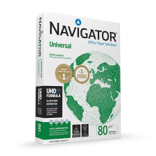 NAVIGATOR Másolópapír A4, 80g, Navigator Universal, CIE 169 fehérség, prémium minőség, 500ív/csomag fénymásolópapír
