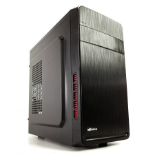 NBase 630 micro ATX Számítógépház tápegységgel - Fekete + 450W számítógép ház