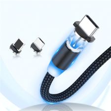 NBase USB 2.0 mágneses kábel (fej nélkül) 1m kábel és adapter