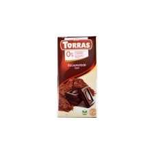   Torras étcsokoládé cukormentes 75g reform élelmiszer