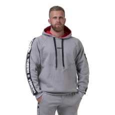 NEBBIA Férfi kapucnis melegítőfelső Nebbia Unlock the Champion 194 világos szürke XL
