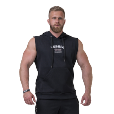 NEBBIA Férfi kapucnis Rag top Nebbia Golden Era 197 fekete XXL