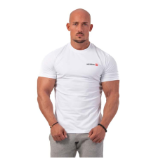 NEBBIA Férfi póló Nebbia Minimalist Logo 291 fehér XXL férfi póló