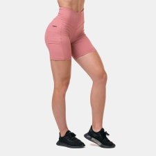 NEBBIA Fit & Smart Biker Shorts rózsaszínű női rövidnadrág- NEBBIA S női rövidnadrág