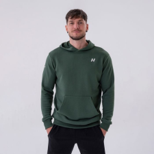 NEBBIA Men‘s Hoodie Pouch Pocket Dark Green XXL férfi pulóver, kardigán