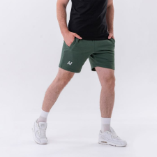 NEBBIA Men‘s Shorts Relaxed-fit Dark Green XXL férfi rövidnadrág