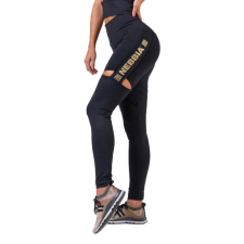 NEBBIA Női leggings Nebbia Honey Bunny 820 fekete XS női nadrág
