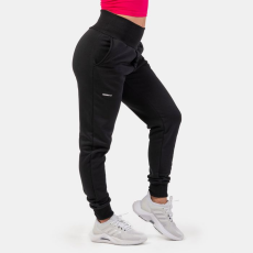 NEBBIA Sweatpants High Waist Loose Fit Black - NEBBIA