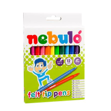 Nebuló 1 mm Filctoll készlet -12 szín (NFT-1-12) filctoll, marker