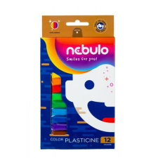 Nebulo 200g 12db-os vegyes színű gyurma kreatív és készségfejlesztő