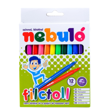 Nebulo Filctoll 12 db -os vízbázisú NEBULÓ filctoll, marker