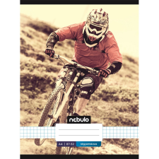 Nebulo Füzet, A4, kockás, 87-32, Xtreme minták, 12 db/csomag Nebulo füzet