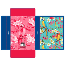 Nebulo Füzetbox A4, hullámkarton, Papagáj, Nebulo füzetbox